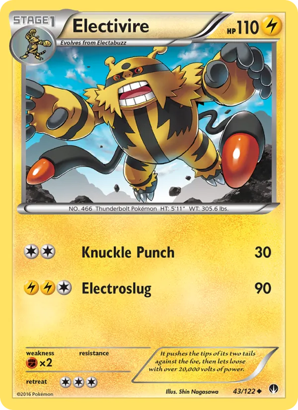 Electivire — BREAKpoint #43 (Pokémon TCG card)