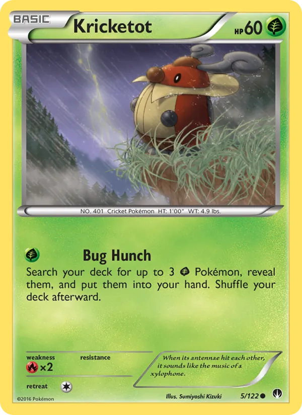 Kricketot — BREAKpoint #5 (Pokémon TCG card)