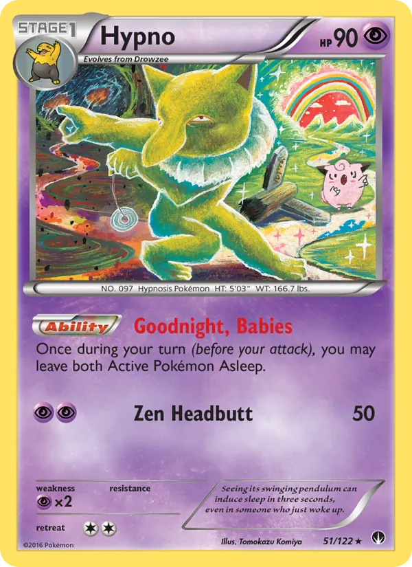 Hypno — BREAKpoint #51 (Pokémon TCG card)