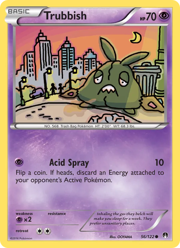 Trubbish — BREAKpoint #56 (Pokémon TCG card)