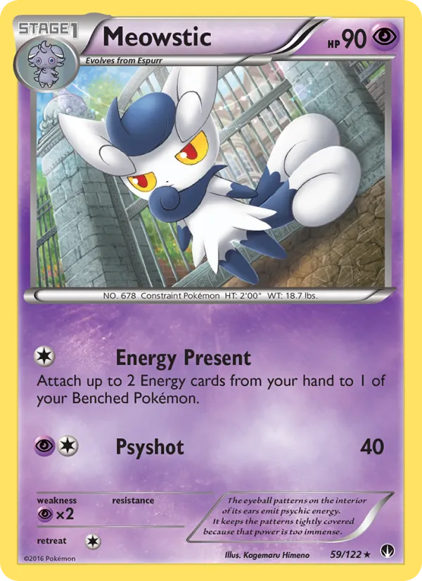 Meowstic — BREAKpoint #59 (Pokémon TCG card)