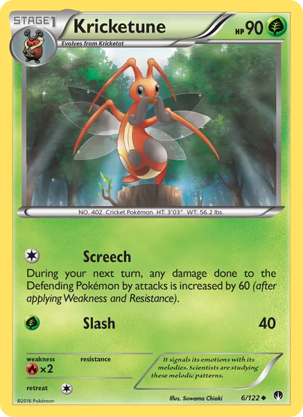 Kricketune — BREAKpoint #6 (Pokémon TCG card)