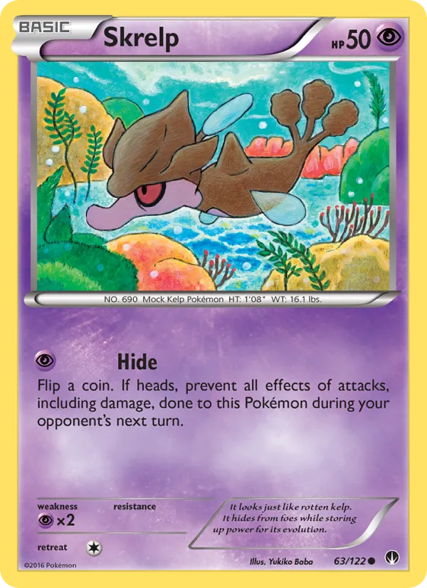 Skrelp — BREAKpoint #63 (Pokémon TCG card)