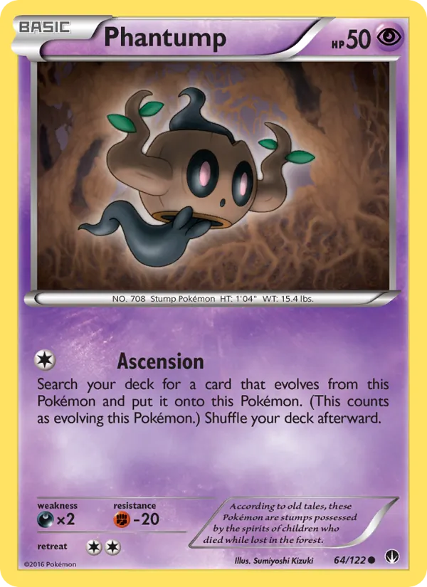 Phantump — BREAKpoint #64 (Pokémon TCG card)