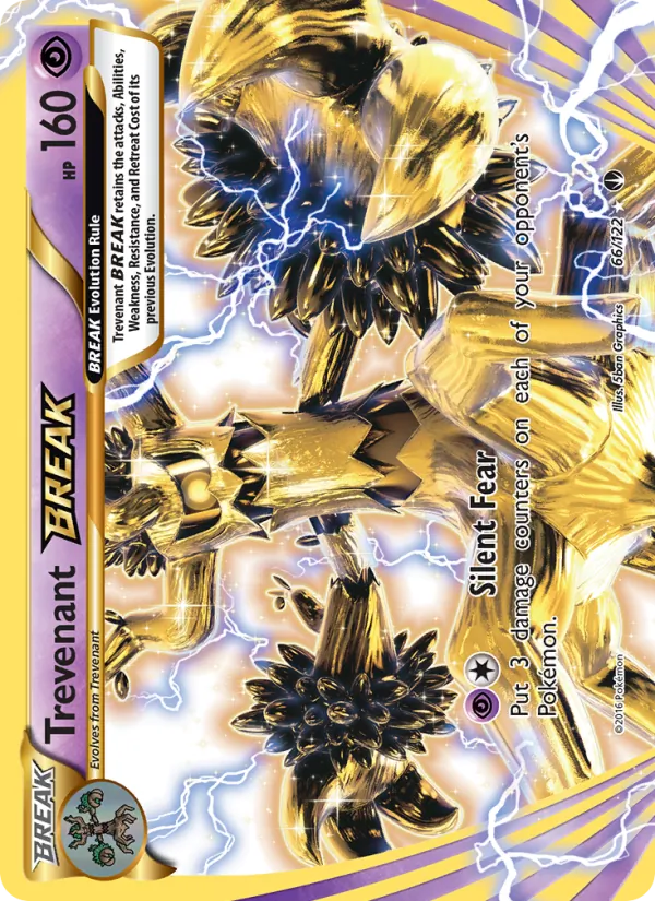 Trevenant BREAK — BREAKpoint #66 (Pokémon TCG card)
