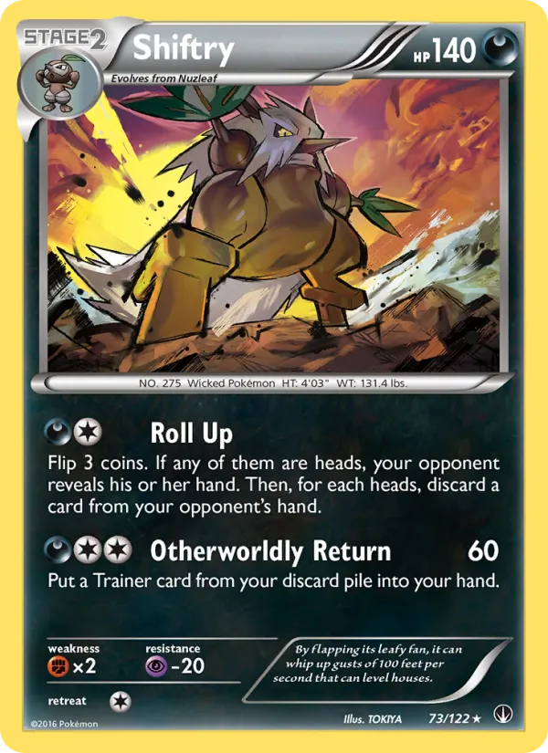 Shiftry — BREAKpoint #73 (Pokémon TCG card)