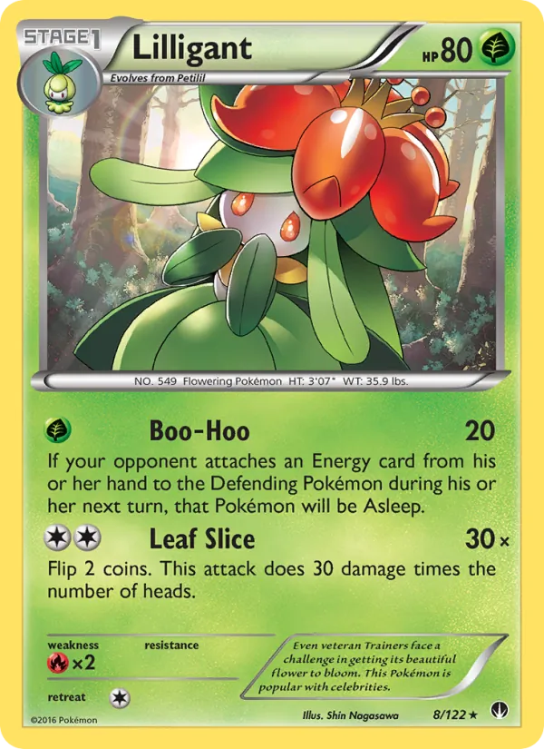 Lilligant — BREAKpoint #8 (Pokémon TCG card)