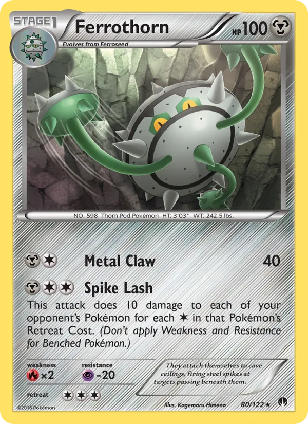 Ferrothorn — BREAKpoint #80 (Pokémon TCG card)