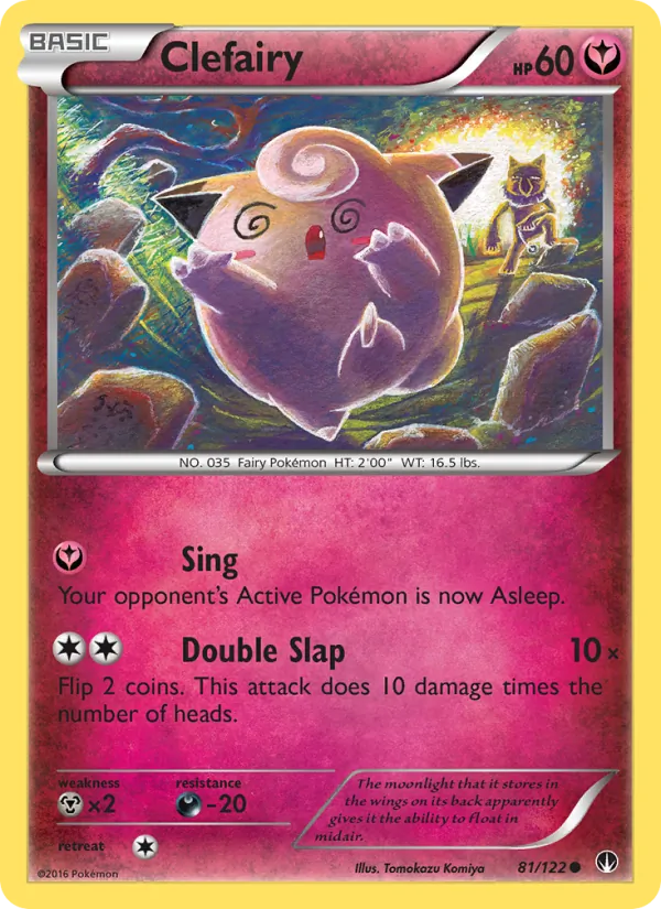 Clefairy — BREAKpoint #81 (Pokémon TCG card)