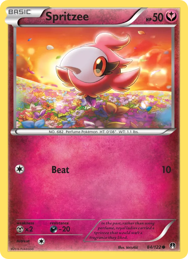 Spritzee — BREAKpoint #84 (Pokémon TCG card)