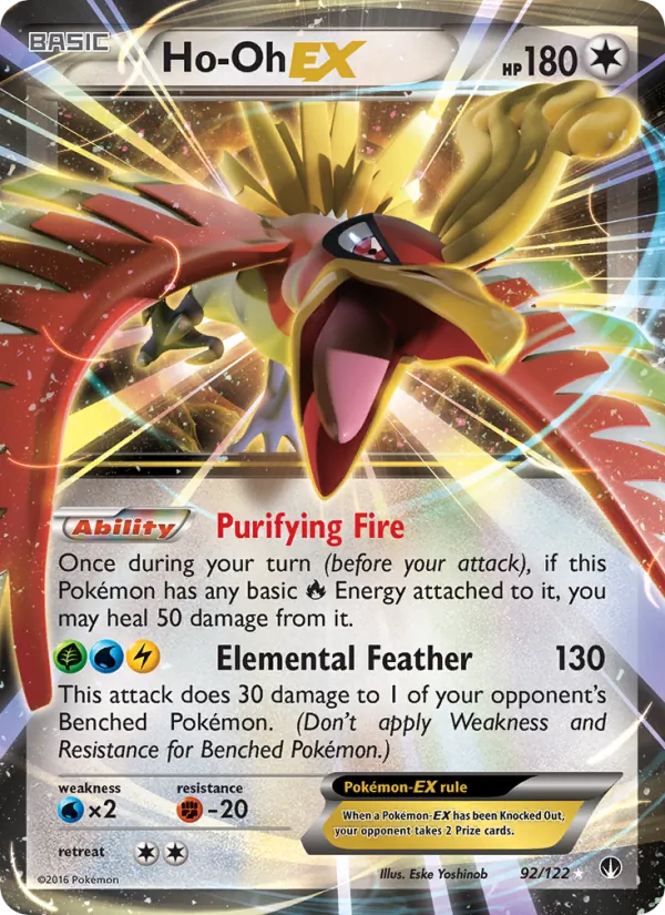 Ho-Oh EX — BREAKpoint #92 (Pokémon TCG card)