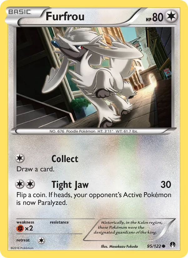Furfrou — BREAKpoint #95 (Pokémon TCG card)