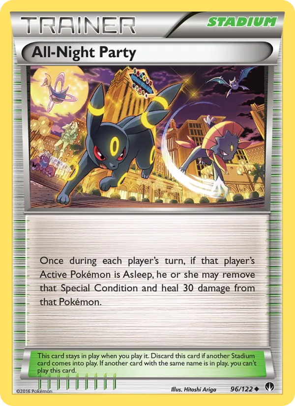 All-Night Party — BREAKpoint #96 (Pokémon TCG card)