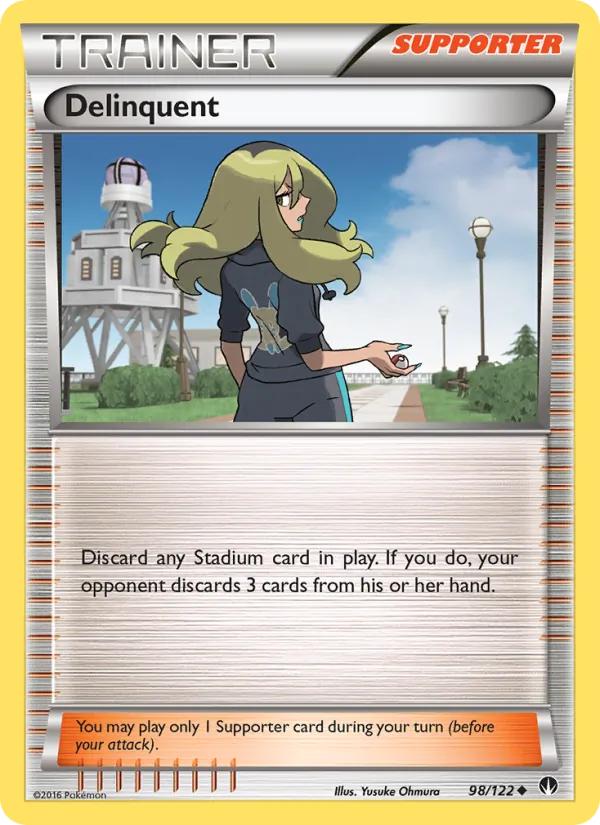 Delinquent — BREAKpoint #98 (Pokémon TCG card)