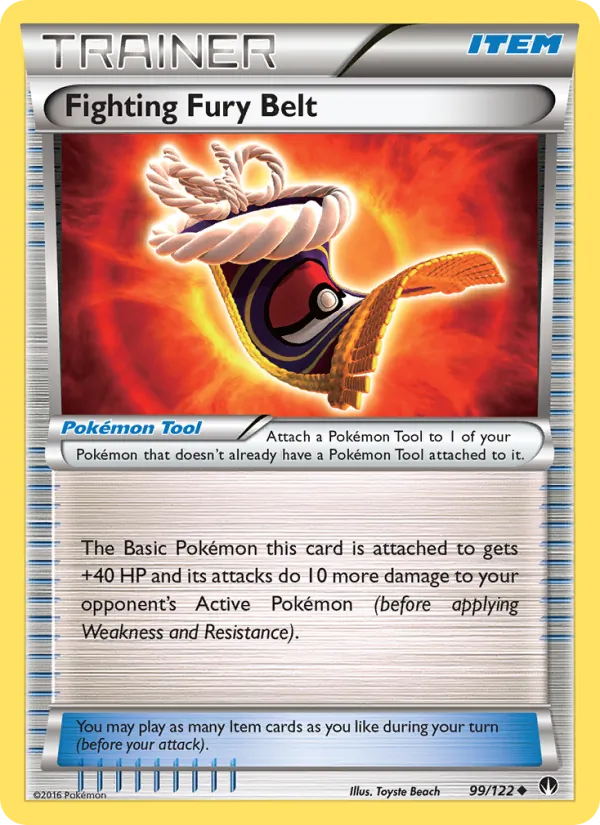Fighting Fury Belt — BREAKpoint #99 (Pokémon TCG card)