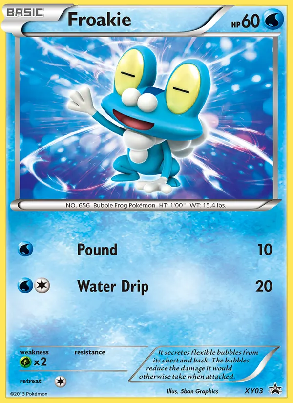 Froakie — XY Black Star Promos #XY03 (Pokémon TCG card)