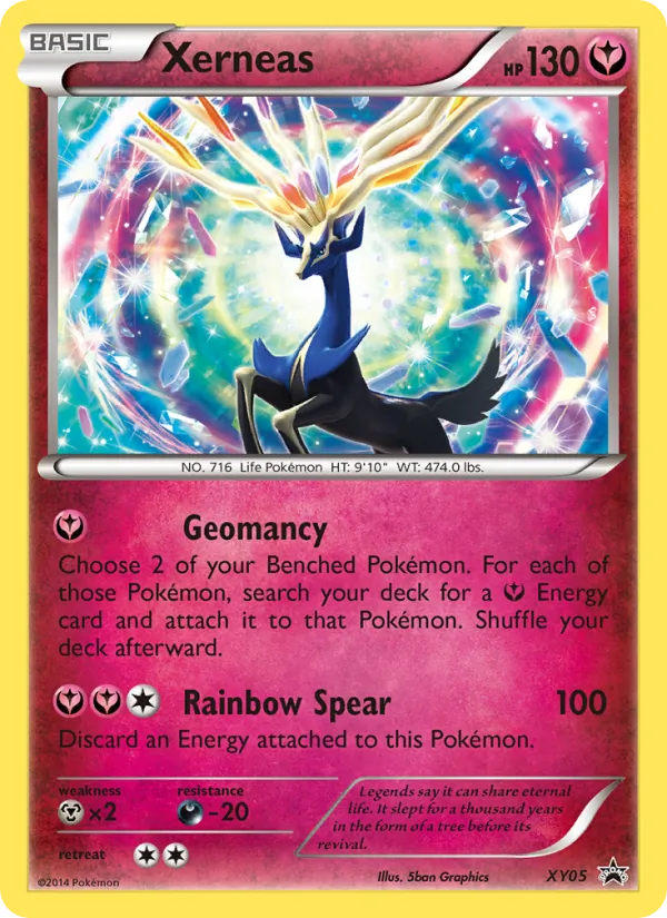Xerneas — XY Black Star Promos #XY05 (Pokémon TCG card)
