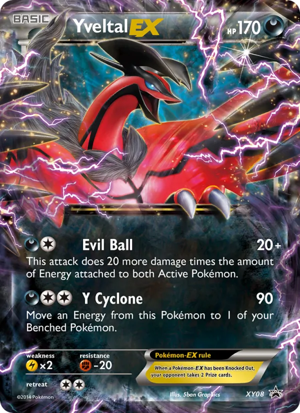 Yveltal EX — XY Black Star Promos #XY08 (Pokémon TCG card)