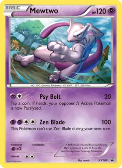 Mewtwo (XY Black Star Promos #XY100)