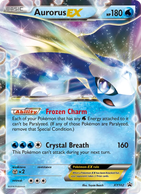 Aurorus EX — XY Black Star Promos #XY102 (Pokémon TCG card)