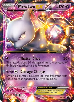 Mewtwo EX (XY Black Star Promos #XY107)