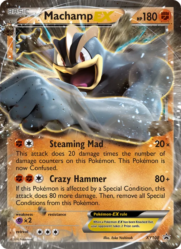 Machamp EX — XY Black Star Promos #XY108 (Pokémon TCG card)