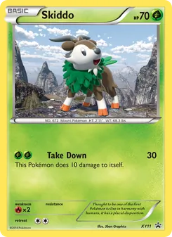 Skiddo (XY Black Star Promos #XY11)