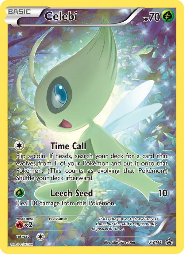 Celebi — XY Black Star Promos #XY111 (Pokémon TCG card)