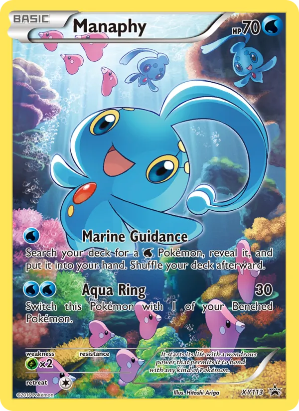 Manaphy — XY Black Star Promos #XY113 (Pokémon TCG card)