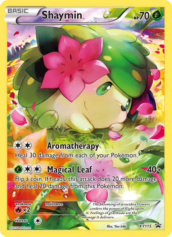 Shaymin — XY Black Star Promos #XY115 (Pokémon TCG card)