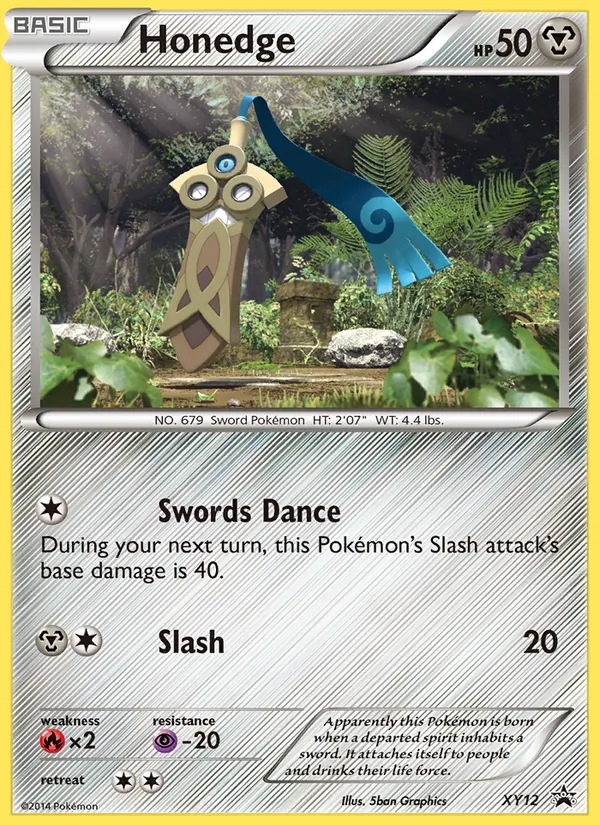 Honedge — XY Black Star Promos #XY12 (Pokémon TCG card)