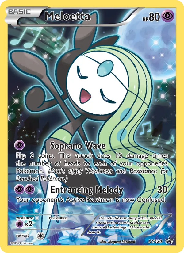 Meloetta — XY Black Star Promos #XY120 (Pokémon TCG card)