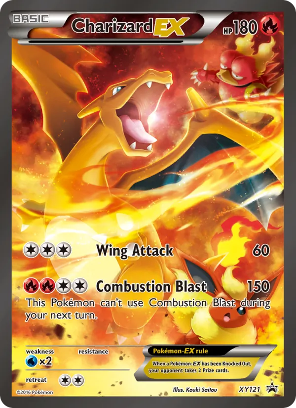 Charizard EX — XY Black Star Promos #XY121 (Pokémon TCG card)