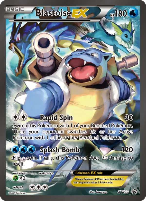 Blastoise EX — XY Black Star Promos #XY122 (Pokémon TCG card)