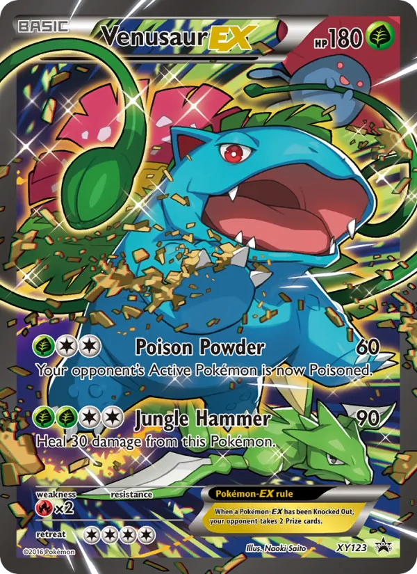 Venusaur EX — XY Black Star Promos #XY123 (Pokémon TCG card)