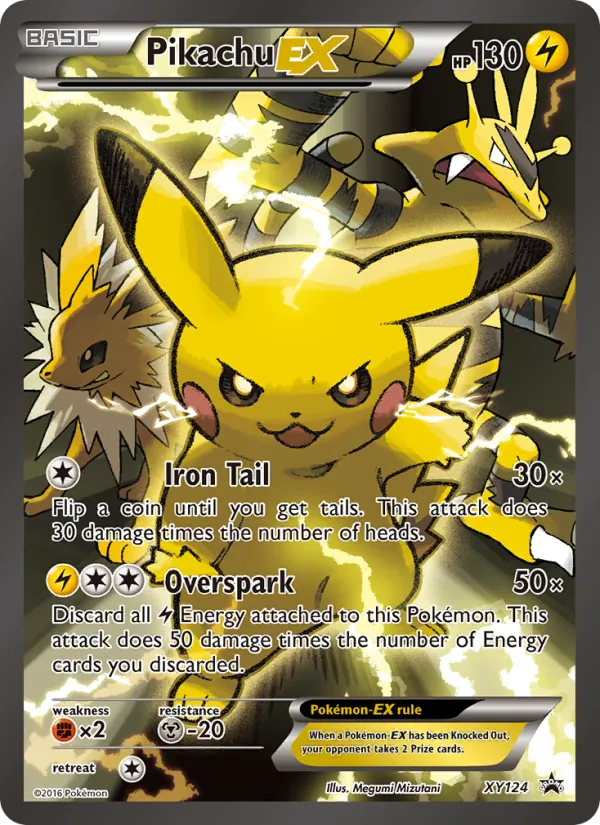 Pikachu EX — XY Black Star Promos #XY124 (Pokémon TCG card)