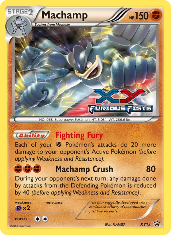 Machamp — XY Black Star Promos #XY13 (Pokémon TCG card)