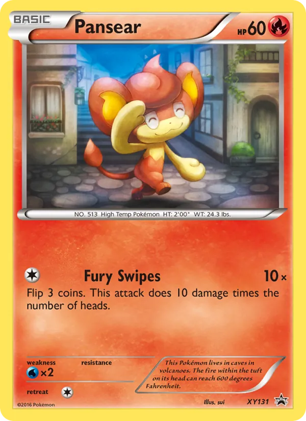 Pansear — XY Black Star Promos #XY131 (Pokémon TCG card)