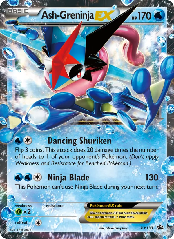 Ash Greninja EX — XY Black Star Promos #XY133 (Pokémon TCG card)