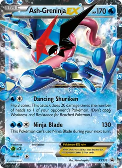 Ash Greninja EX (XY Black Star Promos #XY133)