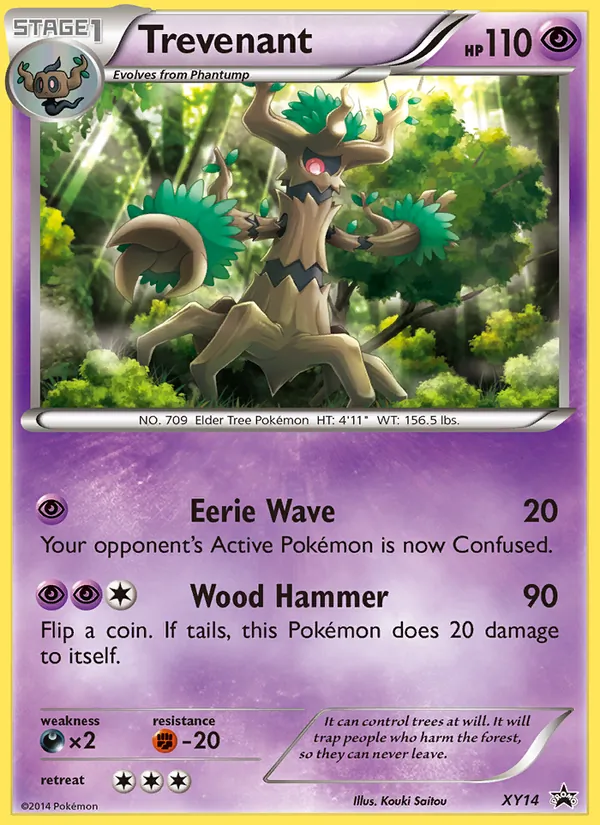 Trevenant — XY Black Star Promos #XY14 (Pokémon TCG card)