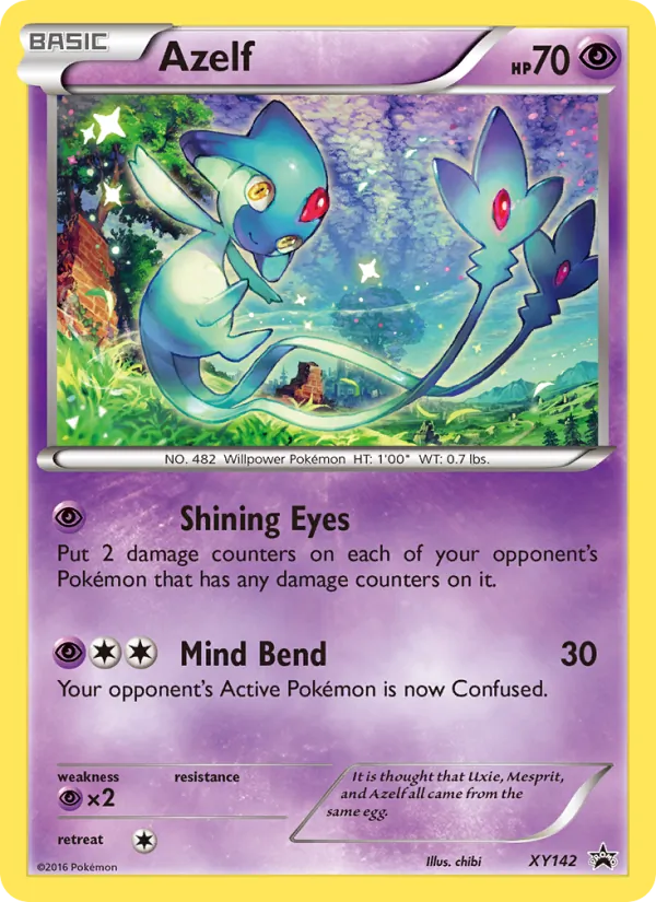 Azelf — XY Black Star Promos #XY142 (Pokémon TCG card)