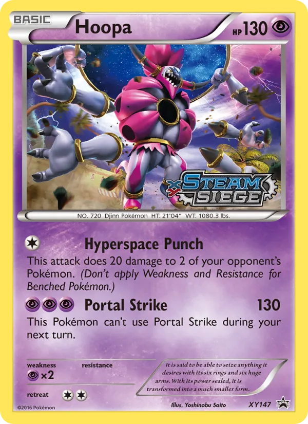 Hoopa — XY Black Star Promos #XY147 (Pokémon TCG card)