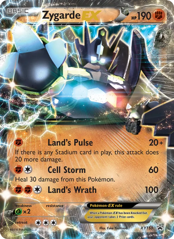 Zygarde EX — XY Black Star Promos #XY151 (Pokémon TCG card)