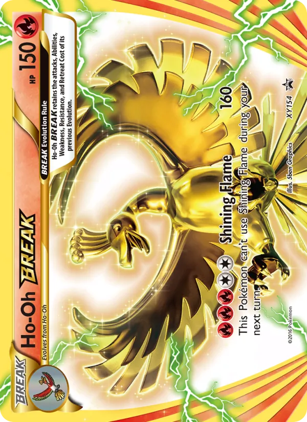 Ho-Oh BREAK — XY Black Star Promos #XY154 (Pokémon TCG card)