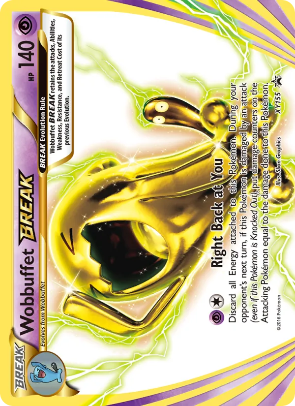 Wobbuffet BREAK — XY Black Star Promos #XY155 (Pokémon TCG card)