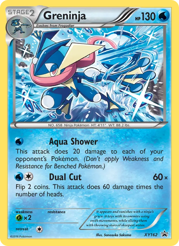 Greninja — XY Black Star Promos #XY162 (Pokémon TCG card)