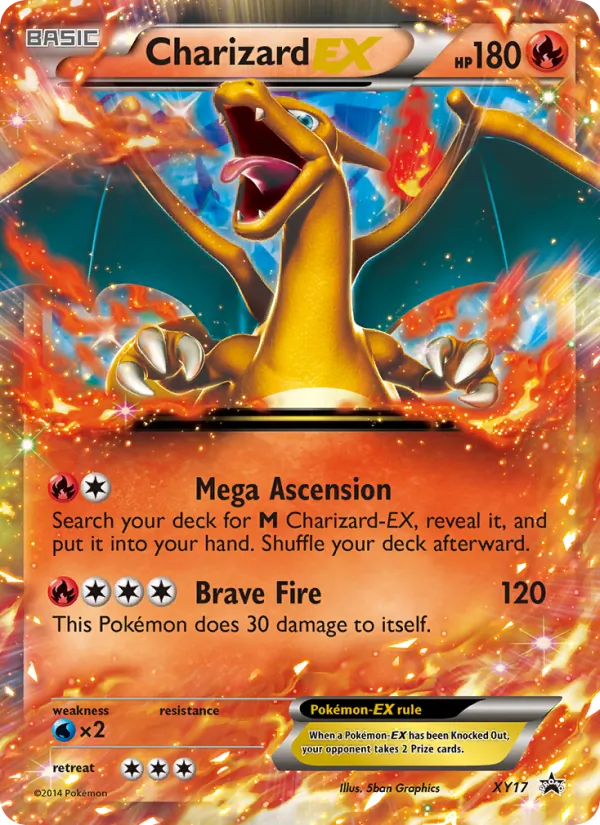 Charizard EX — XY Black Star Promos #XY17 (Pokémon TCG card)