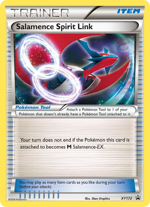 Salamence Spirit Link — XY Black Star Promos #XY172 (Pokémon TCG card)
