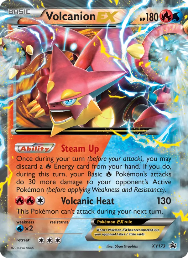 Volcanion EX — XY Black Star Promos #XY173 (Pokémon TCG card)
